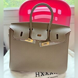 Elegant Taupe Handbag